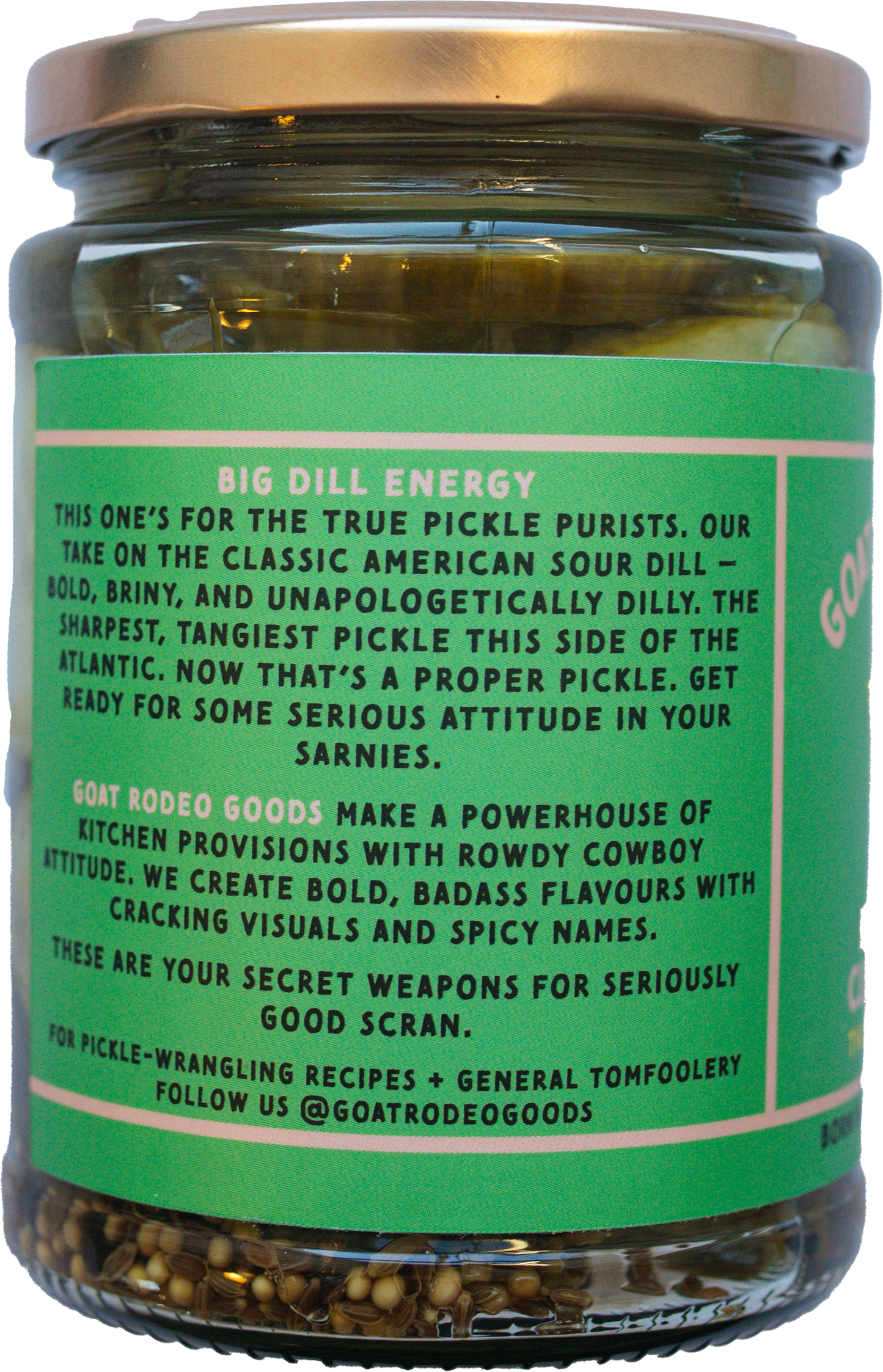 BIG DILL ENERGY SOUR DILL AMERICAN- STYLE CUCUMBER PICKLES - CASE PACK OF 6 (Copy)