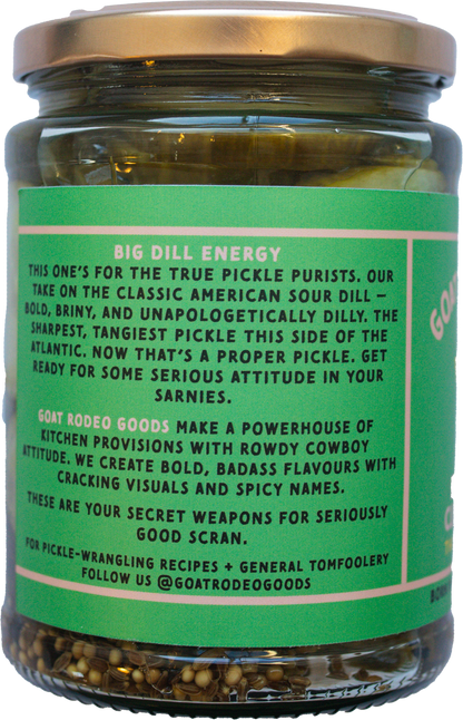 BIG DILL ENERGY SOUR DILL AMERICAN- STYLE CUCUMBER PICKLES - CASE PACK OF 6 (Copy)
