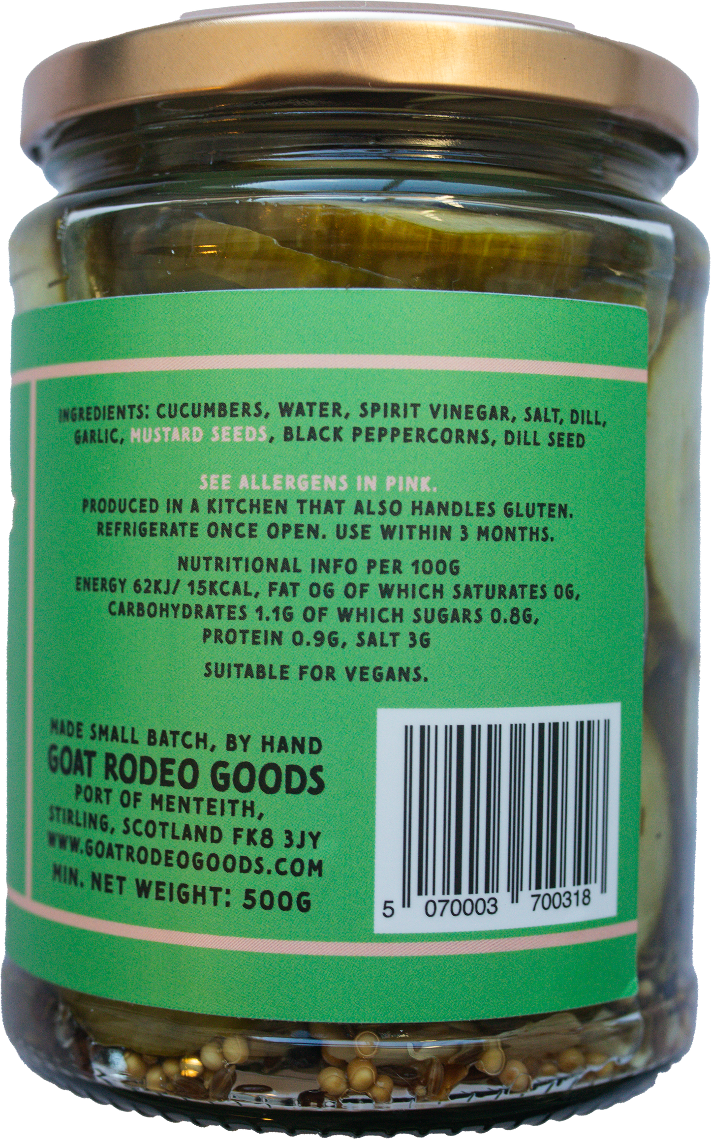 BIG DILL ENERGY SOUR DILL AMERICAN- STYLE CUCUMBER PICKLES - CASE PACK OF 6 (Copy)