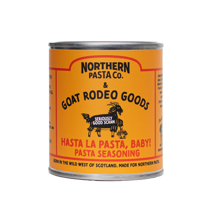 Hasta La Pasta, Baby - Pasta Seasoning - Goat Rodeo Goods + Northern Pasta Co Collaboration