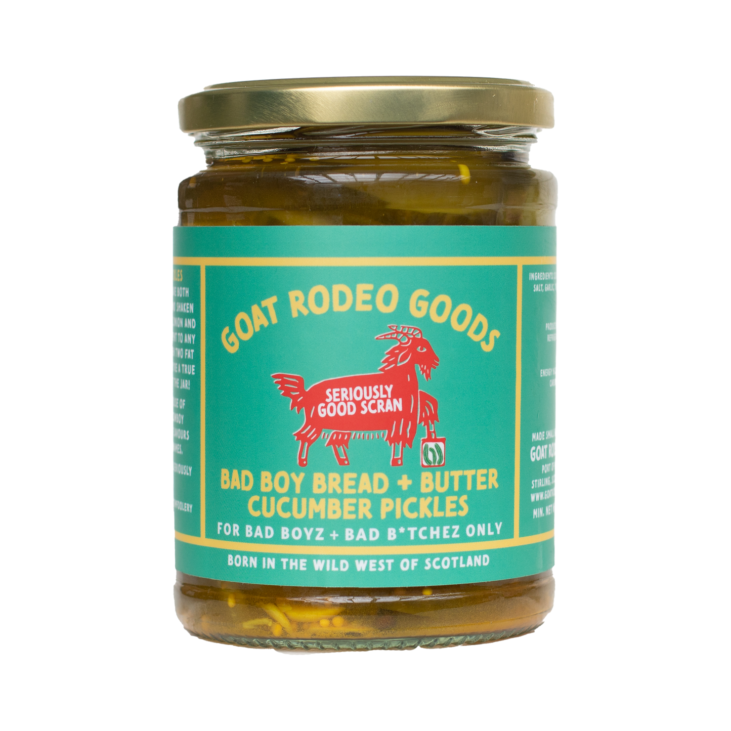 BAD BOY BREAD + BUTTER PICKLES - CASE PACK OF 6